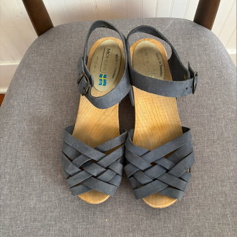 Moheda Betty Braided Clog Sandal Sz 40 - Picture 3 of 8